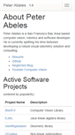Mobile Screenshot of peterabeles.com